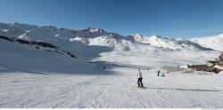 Photo Textures of Background Snowy Mountains